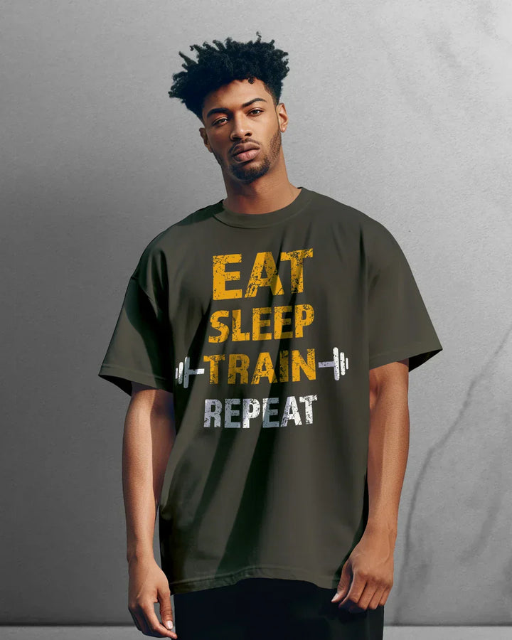 Magic - Power Oversized T-shirt Eat/Sleep Train Repeat