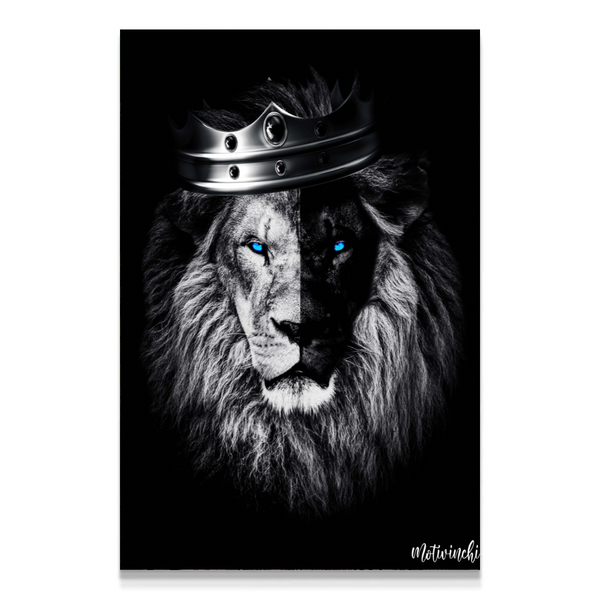 Black/White King (Lion). Art