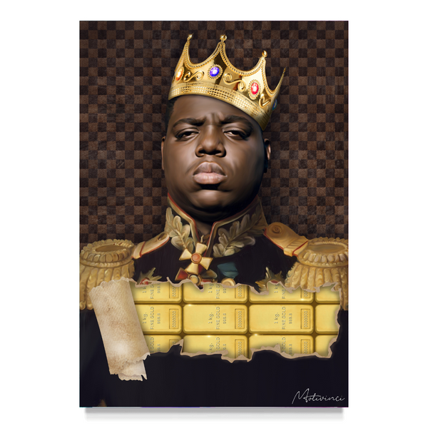 B.i.g King Gold. Special Edition. Premium Art-print.