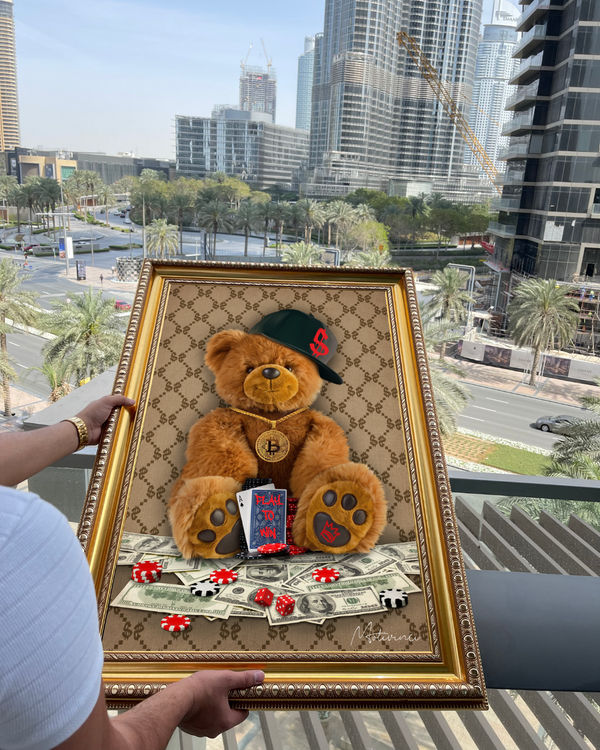 Teddy Poker. Special Edition. Premium Art-print.