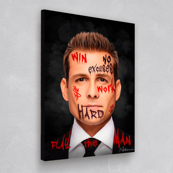 Harvey Specter. Special Edition. Premium Canvas